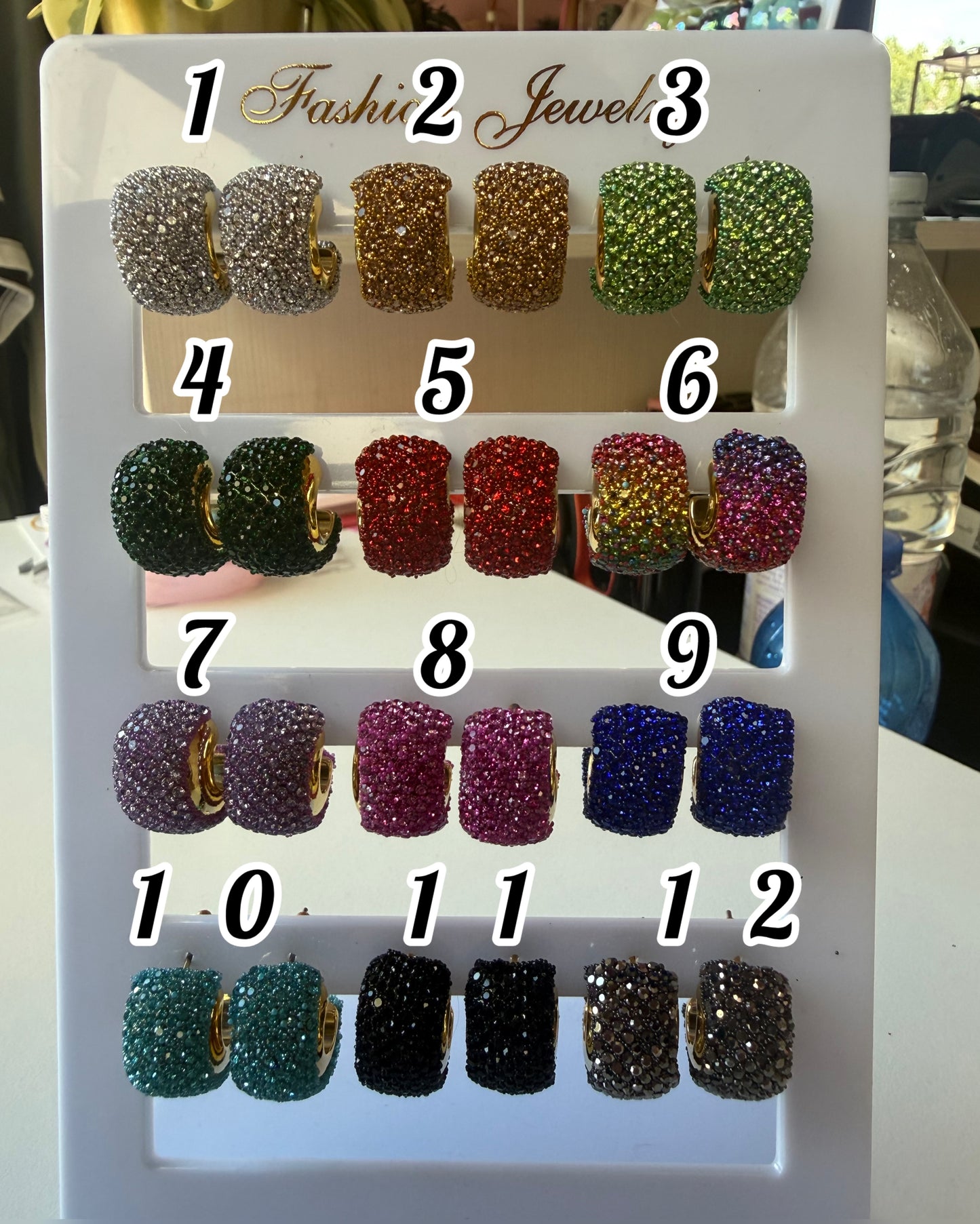 Orecchini Multicolor Glitter