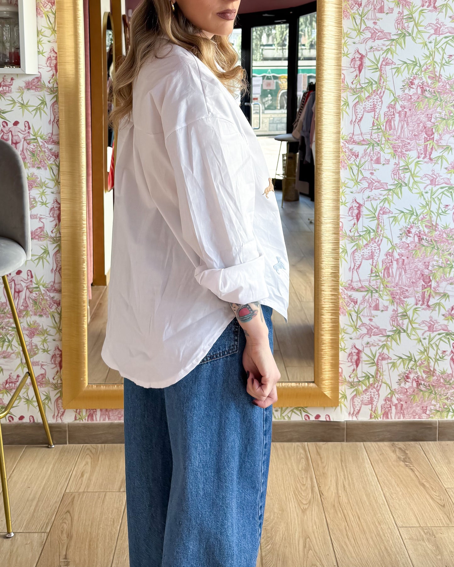 Camicia Bassotti Bouclè