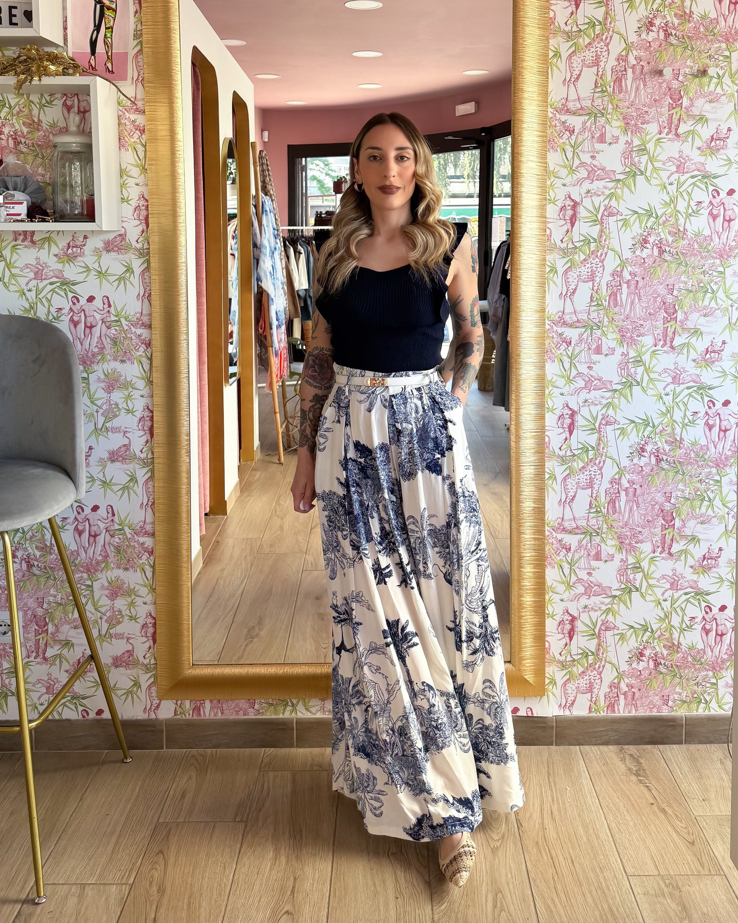 Pantaloni Toile