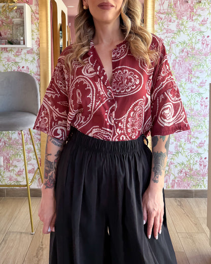 Camicia Paisley