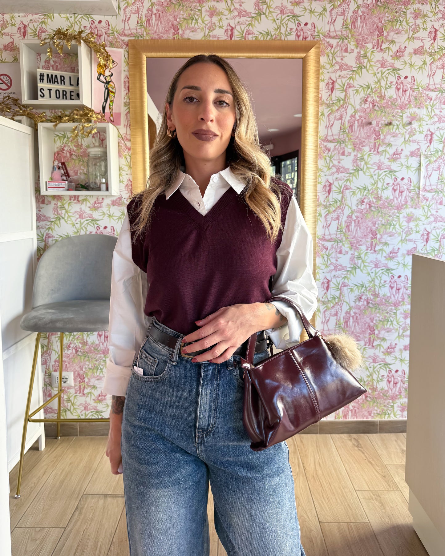 Gilet con camicia Anna