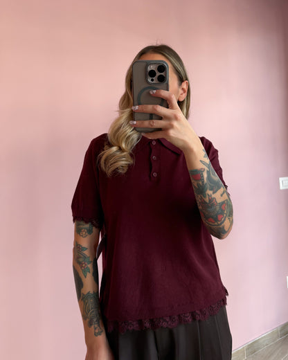 Polo in maglia Pizzo