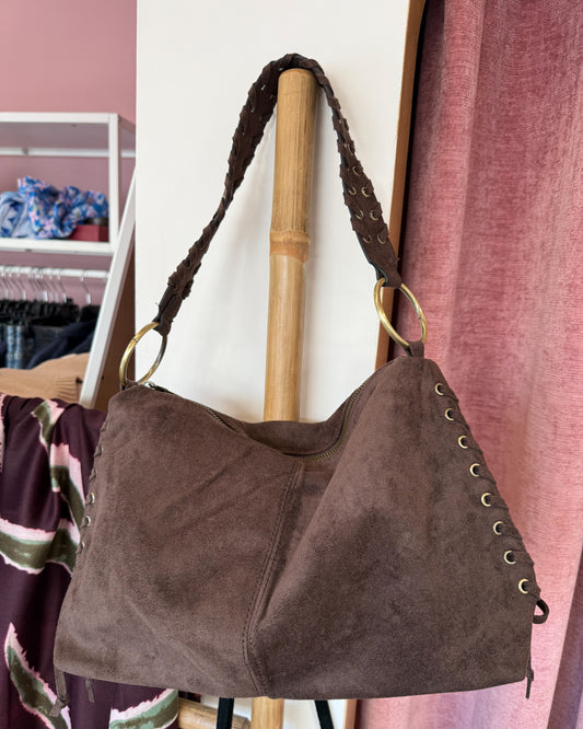 Borsa frange ecosuede