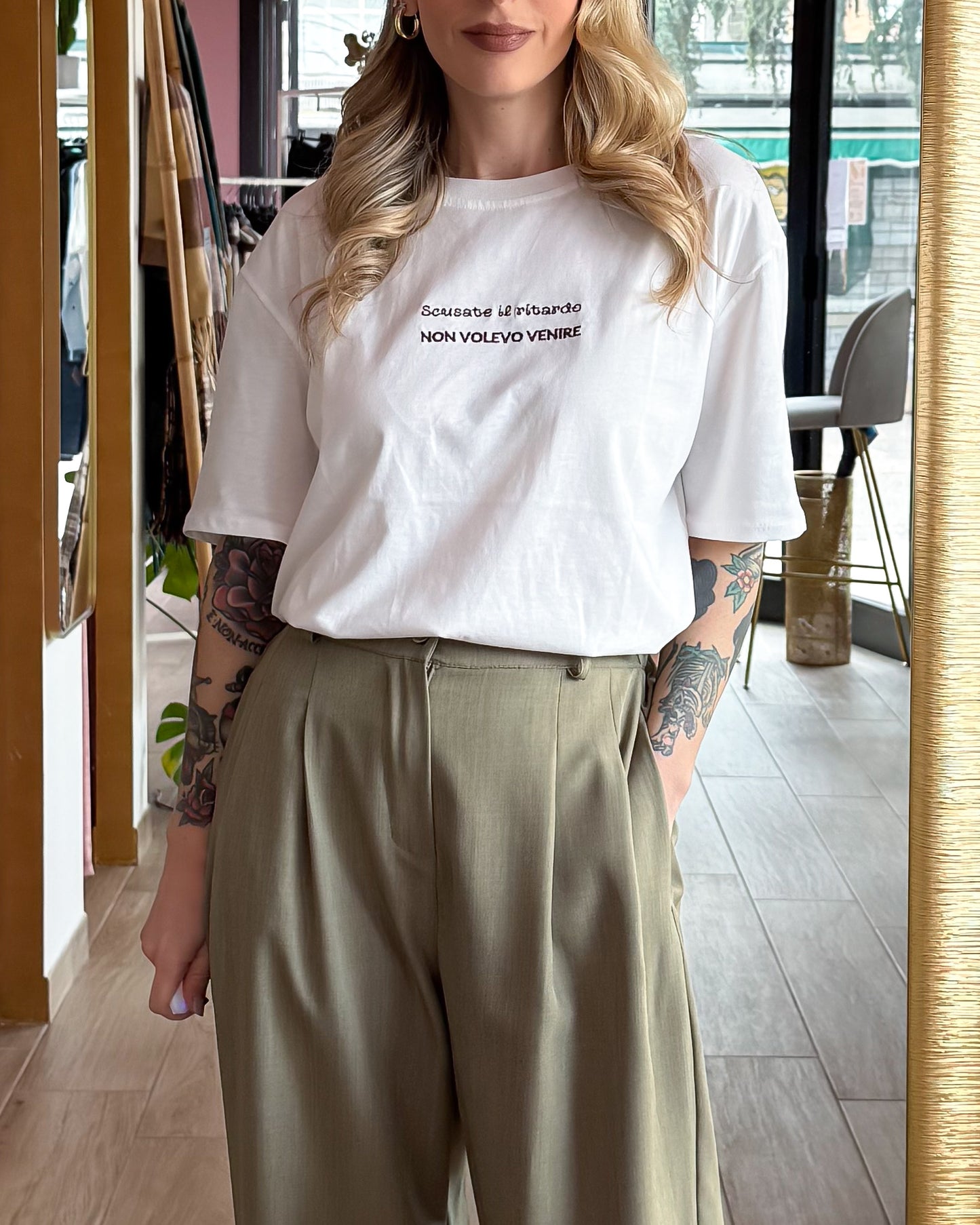 T-shirt Scusate Il Ritardo