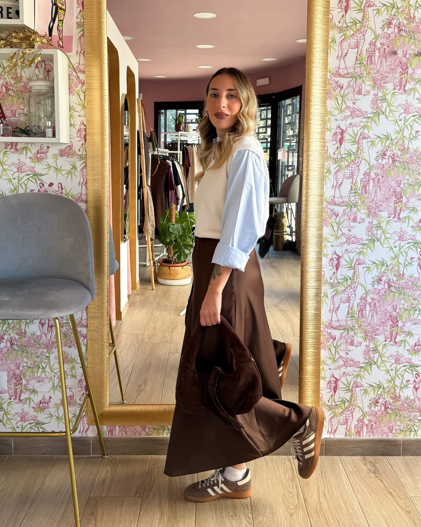 Gilet con camicia Anna