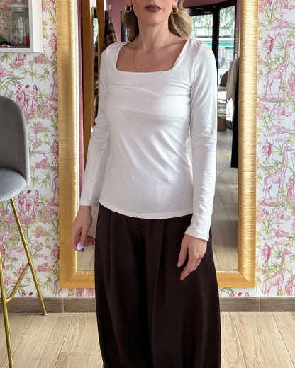 Maglia Scollo Quadrato