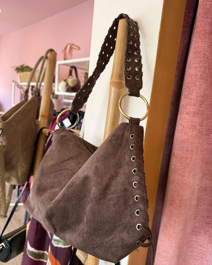 Borsa frange ecosuede