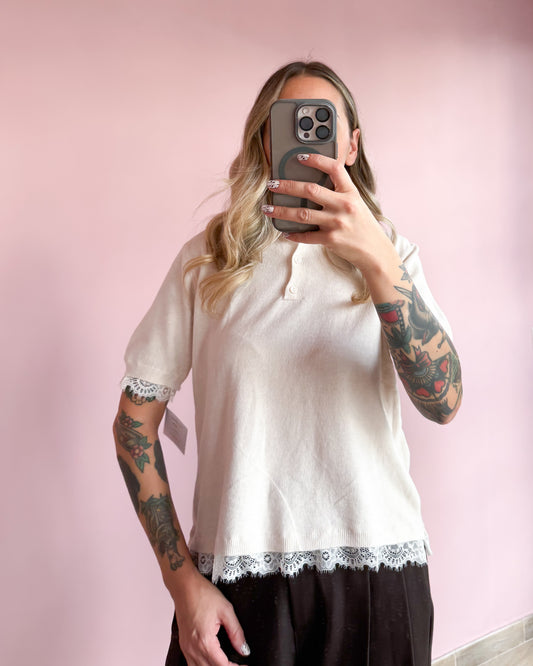 Polo in maglia Pizzo