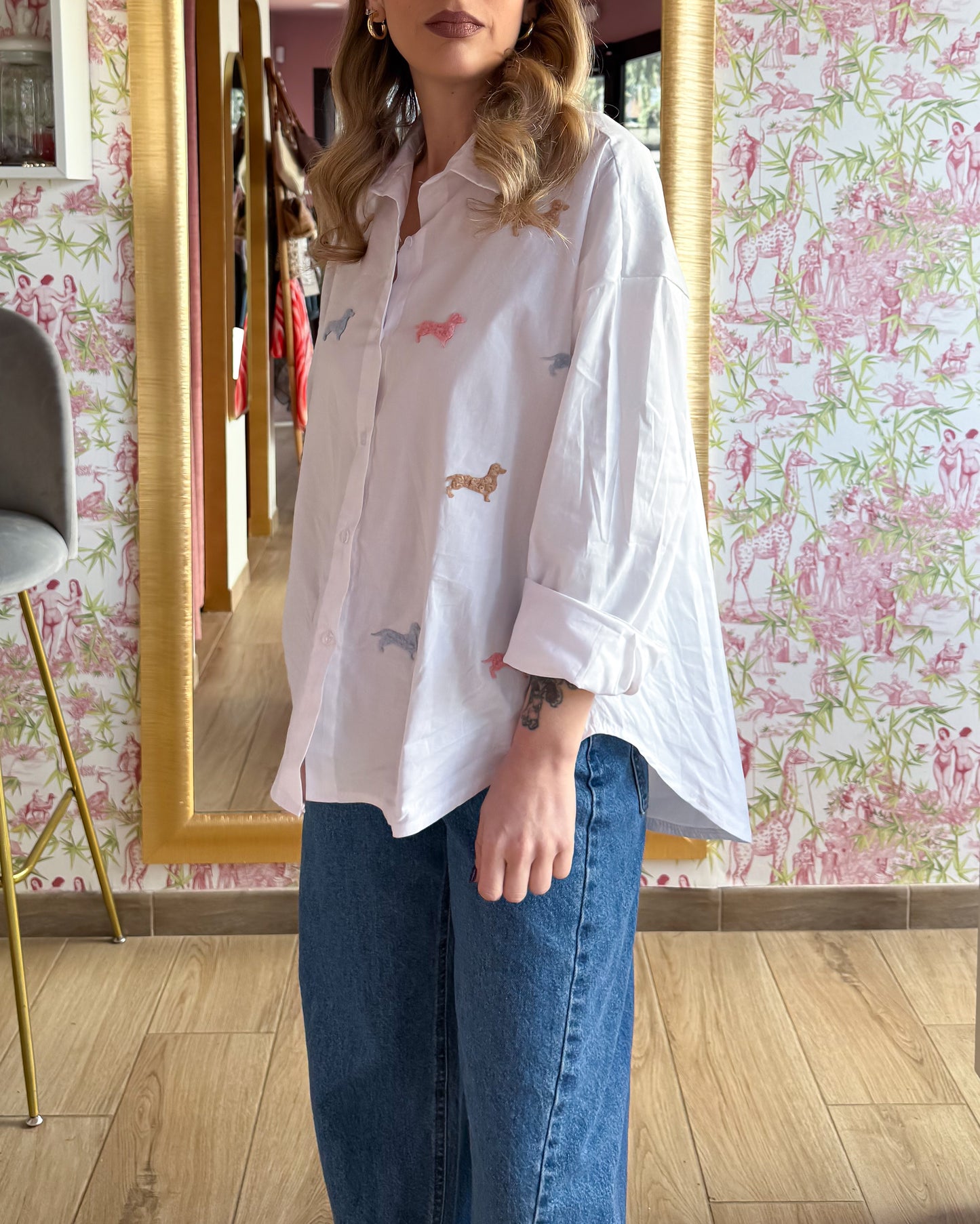 Camicia Bassotti Bouclè