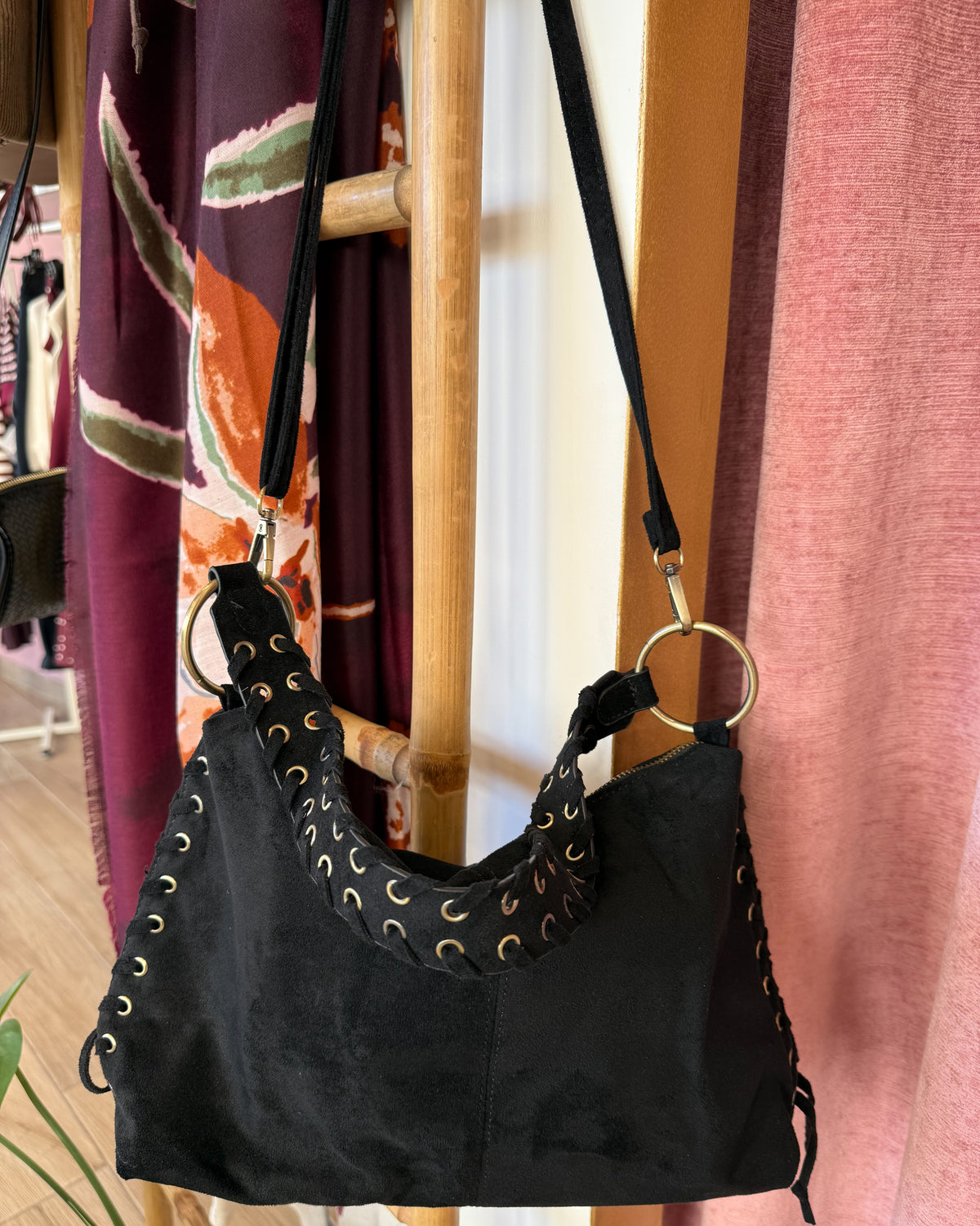 Borsa frange ecosuede