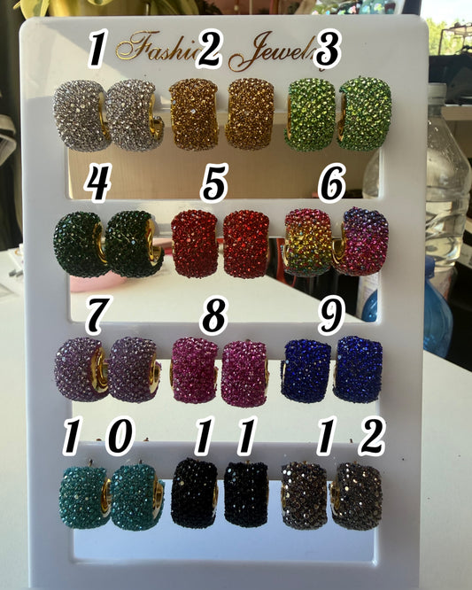 Orecchini Multicolor Glitter