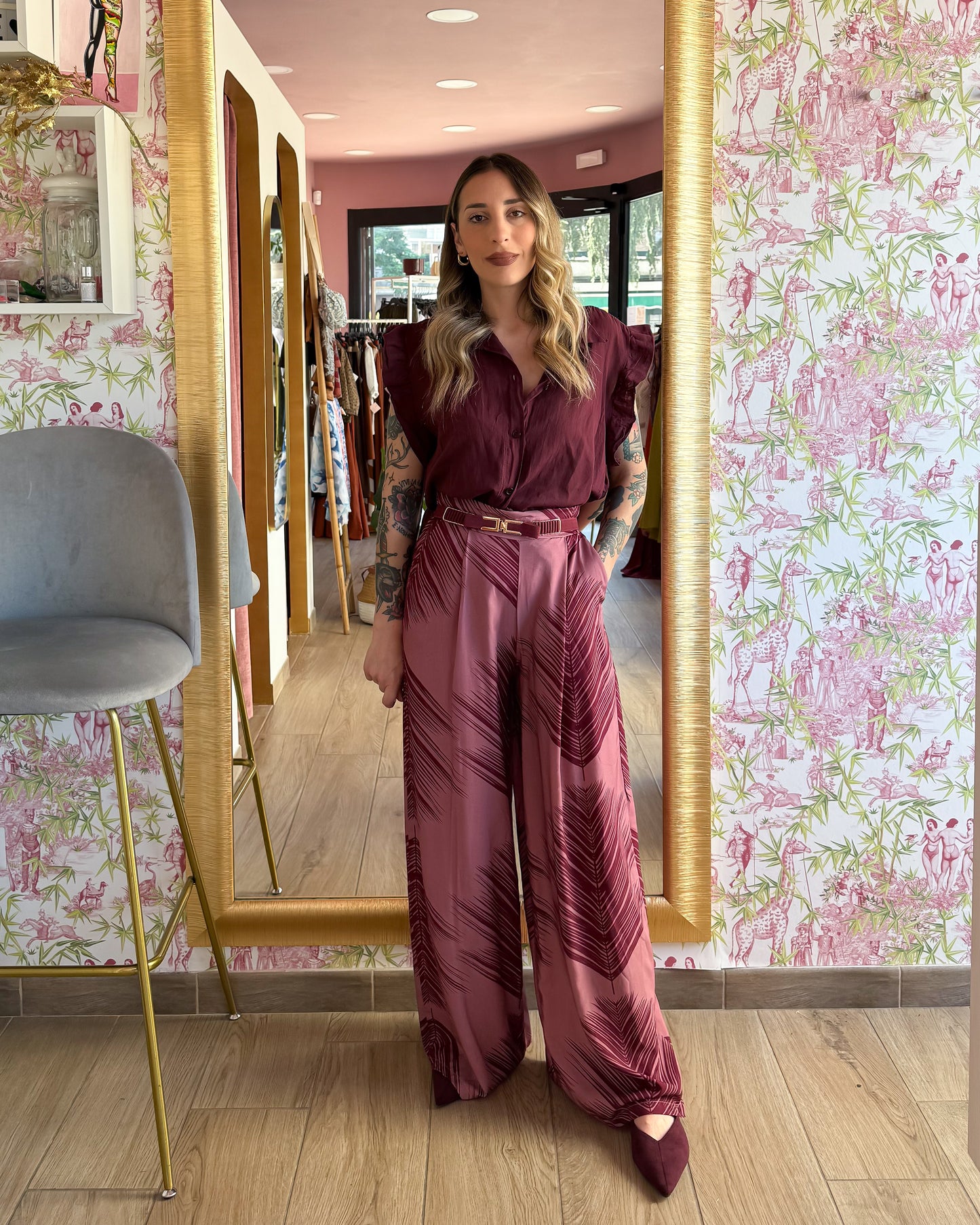 Pantaloni Foglia