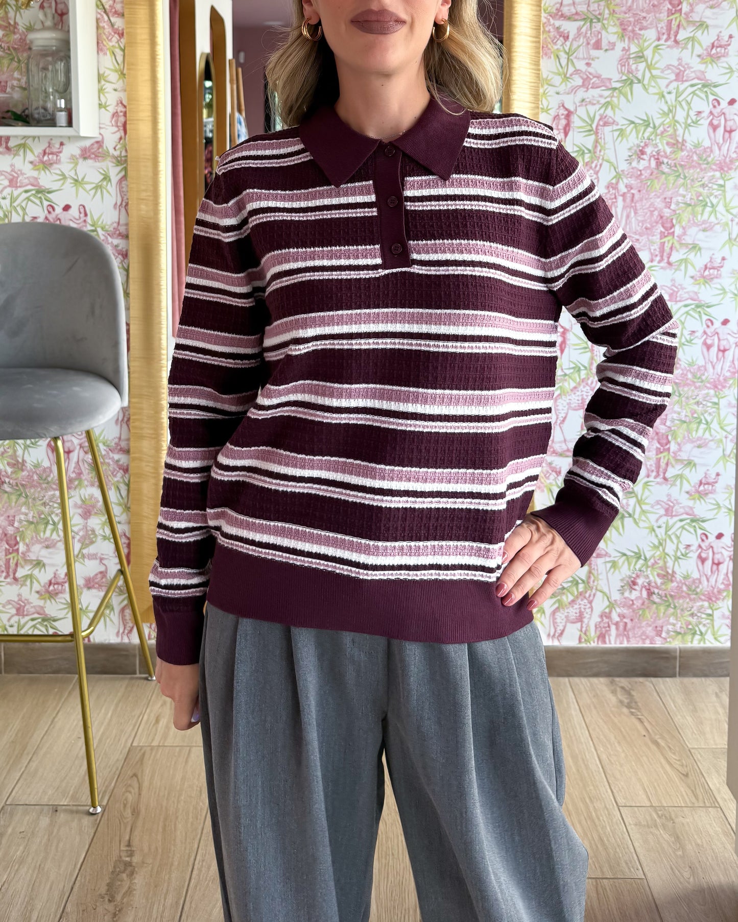 Polo in maglia Monica