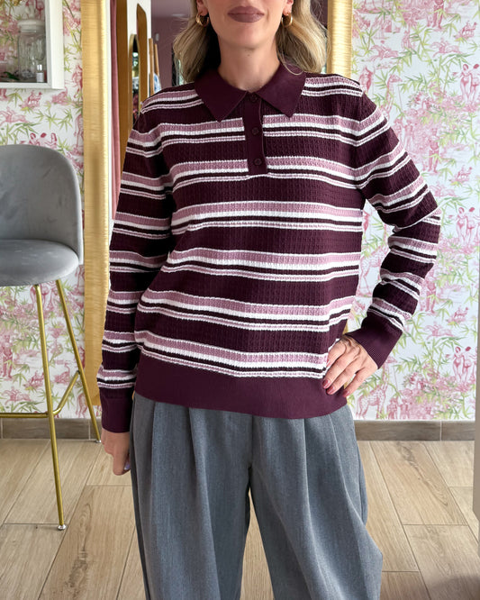Polo in maglia Monica