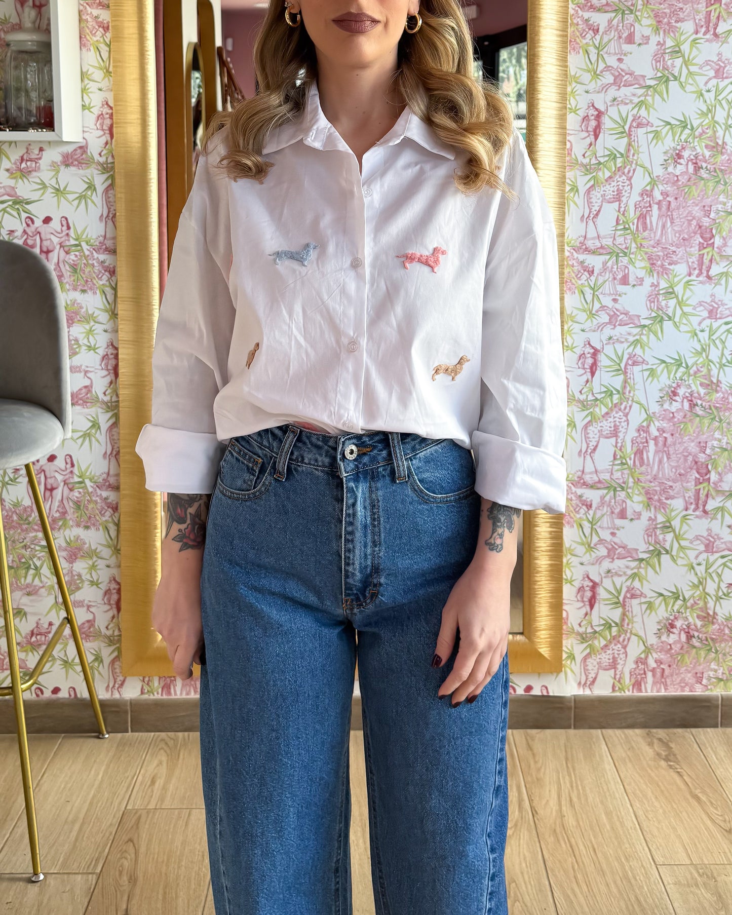 Camicia Bassotti Bouclè